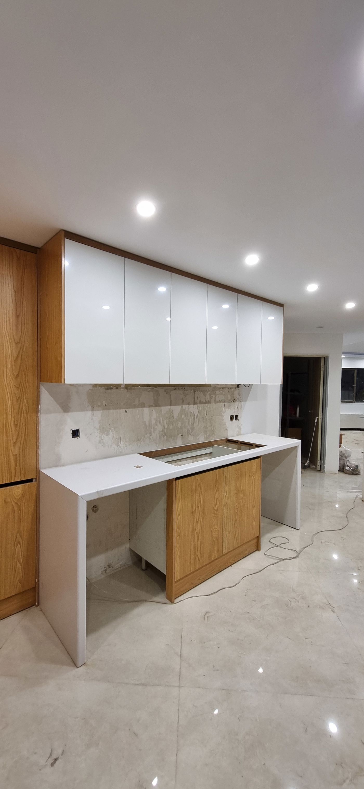 کابینت آشپزخانه با جزئیات دقیق — CA-1532 — آرایان ترسیم