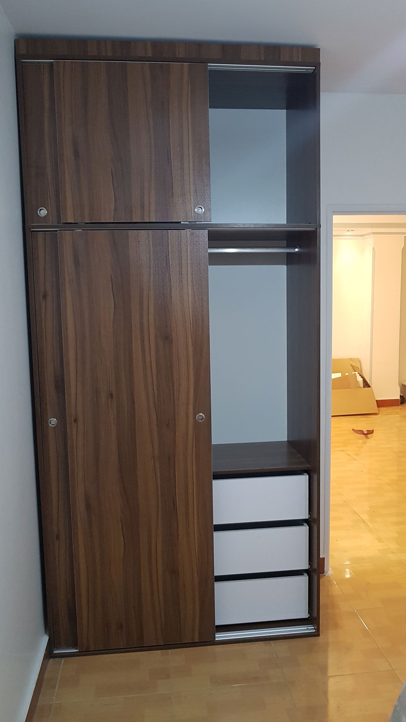 کمد دیواری با جزئیات دقیق — CL-1444 — آرایان ترسیم