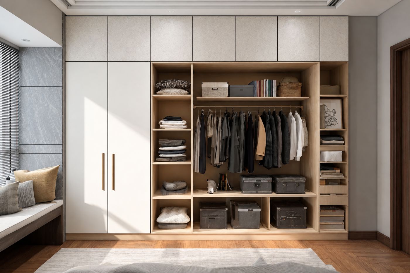 اجرای سفارشی کمد دیواری — CL-1521 — آرایان ترسیم
