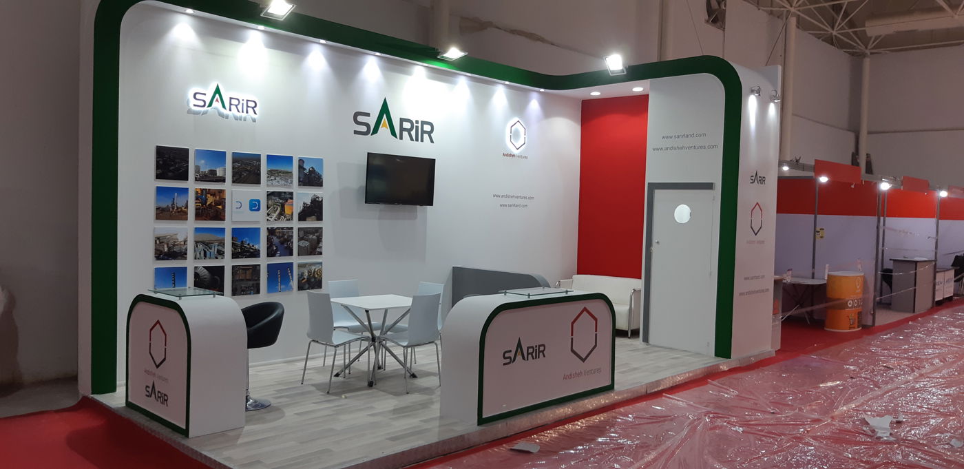 غرفه نمایشگاهی با جزئیات دقیق — EX-1532 — آرایان ترسیم