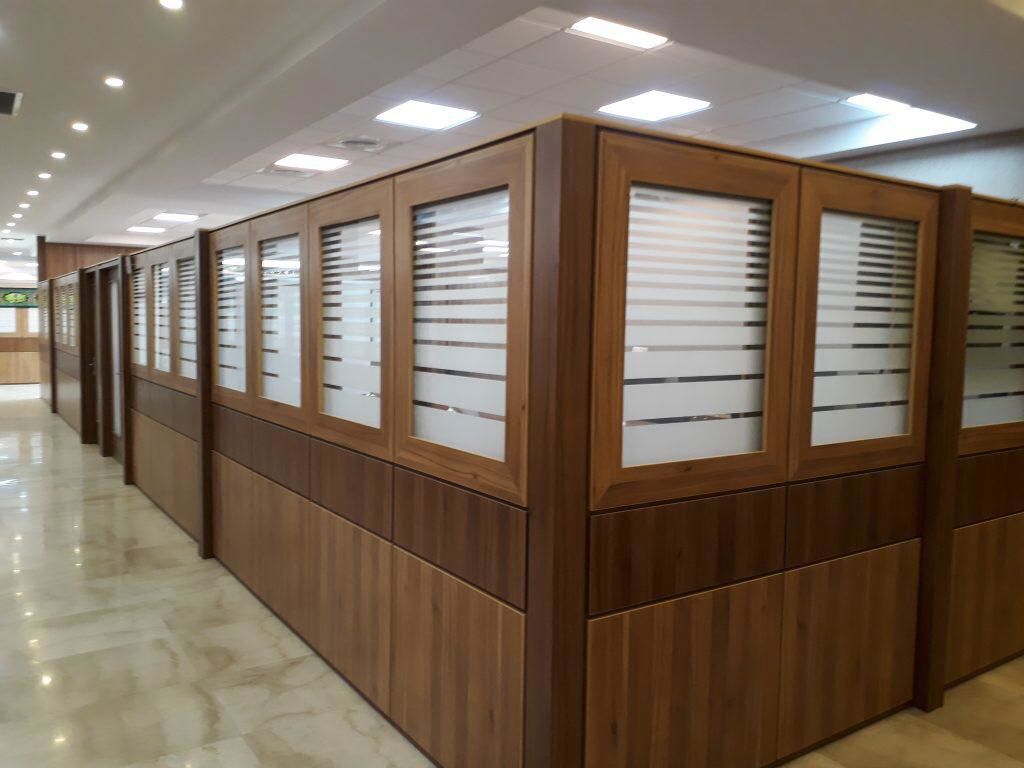 پارتیشن اداری با جزئیات دقیق — PA-1488 — آرایان ترسیم